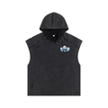 Snow Washed Boxy Hooded Tank Top